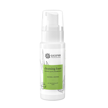 Фито-пенка для умывания ALOE VERA + PANTENOL, пластик, 150 мл, "Бизорюк Professional"