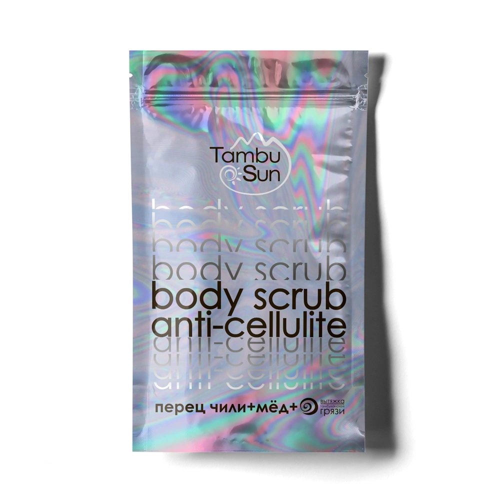 Body scrub anti-cellulite "Антицеллюлитный", "TambuSun", 280 г, пакет